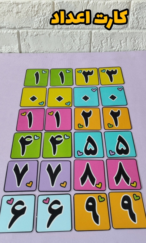کارت اعداد